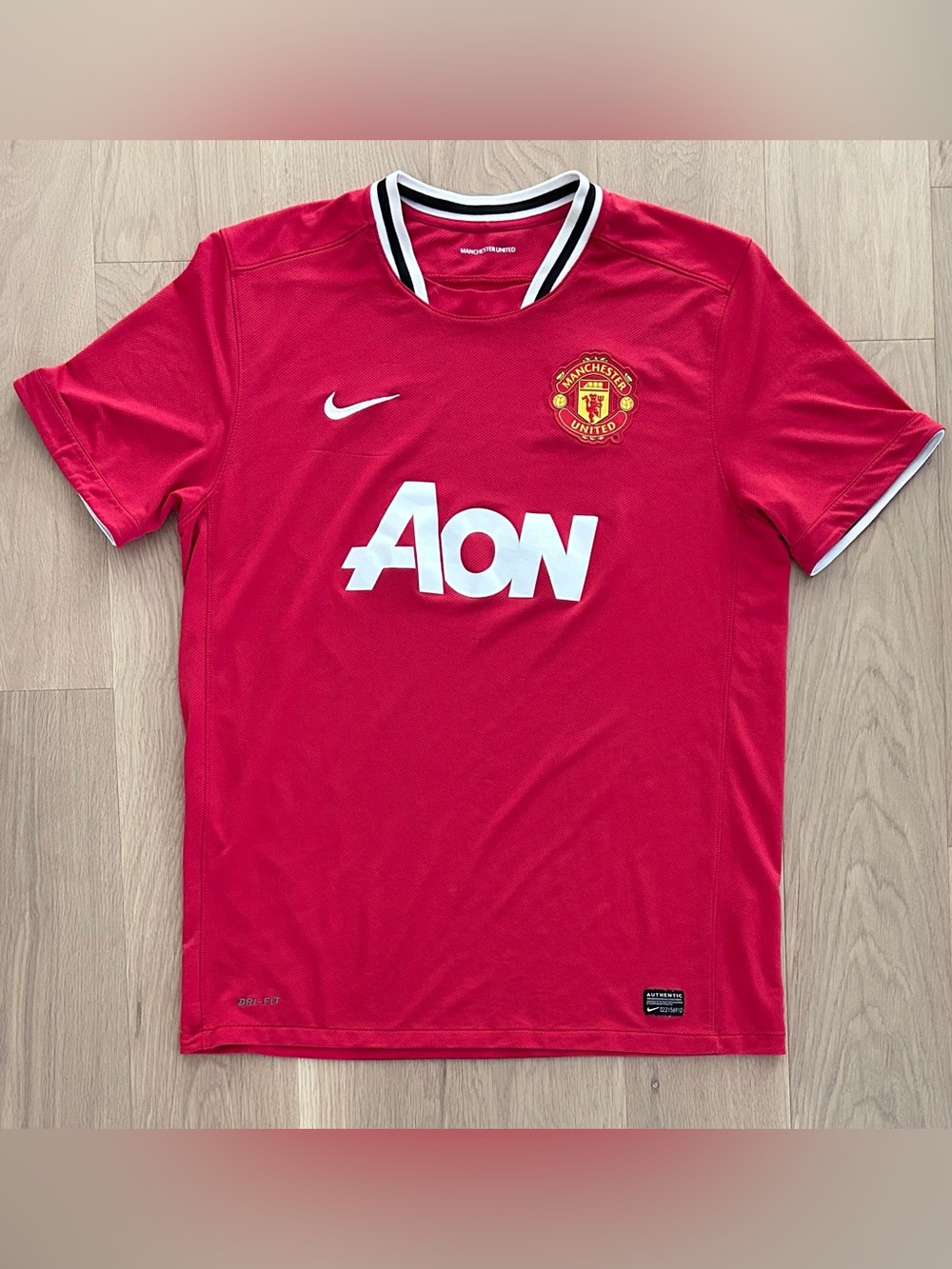 Nike Manchester United Blank Soccer Football Jersey